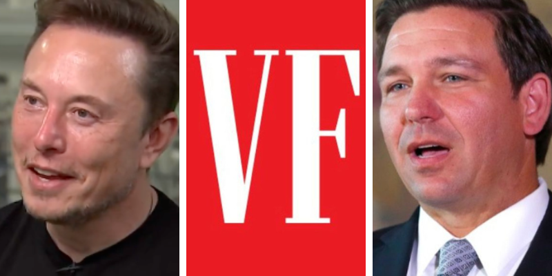 Formerly respected magazine Vanity Fair targets Elon Musk with disgusting KKK smear