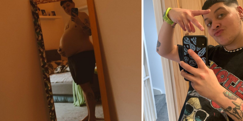 Glamour UK features pregnant trans-identified female on cover of Pride month issue