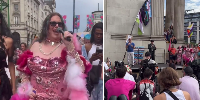 'GOD IS TRANS': LGBTQ activists jump the shark at London Trans Pride