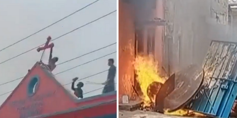 Churches torched by Muslim mob in Pakistan over claims of ripped Quran