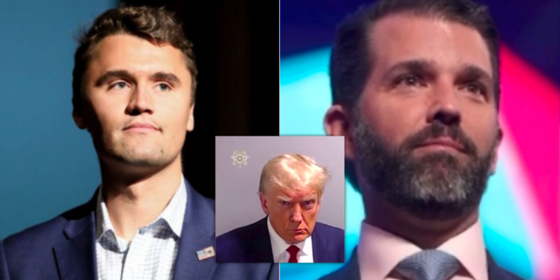 CHARLIE KIRK and DON JR: President Trump’s mugshot 'could go down as one of the most iconic photographs in the history of America'