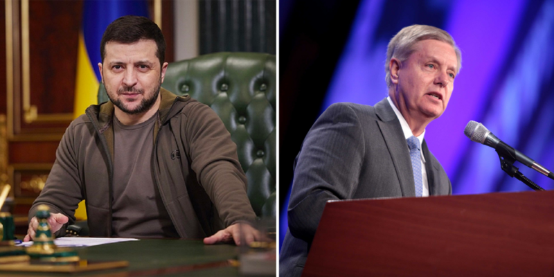 Zelensky tells Lindsay Graham Ukraine will hold elections if US, Europe foot the bill