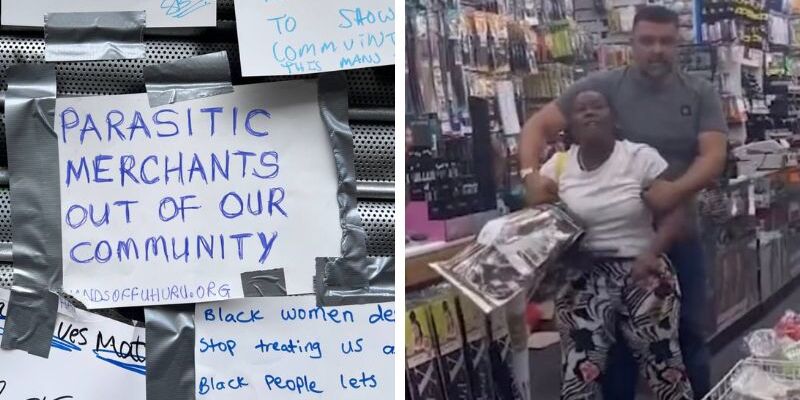 BLM-style unrest ensues after South Asian shop owner accuses black woman of stealing weave in London