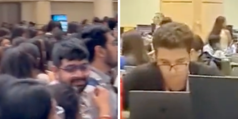 MORGONN MCMICHAEL: Women’s tech career fair swamped with male attendees claiming to be ‘non-binary’