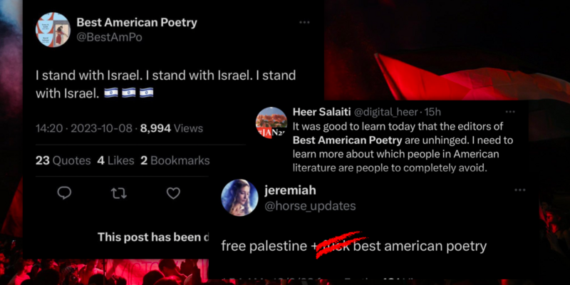 JOSEPH MASSEY: Poets must not give into pro-Hamas bullying from the radical left