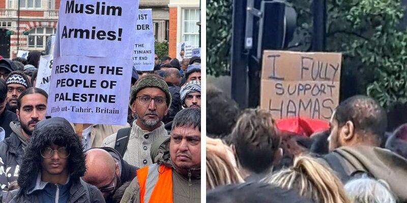 UK police launch manhunt for suspect who displayed 'I fully support Hamas' sign