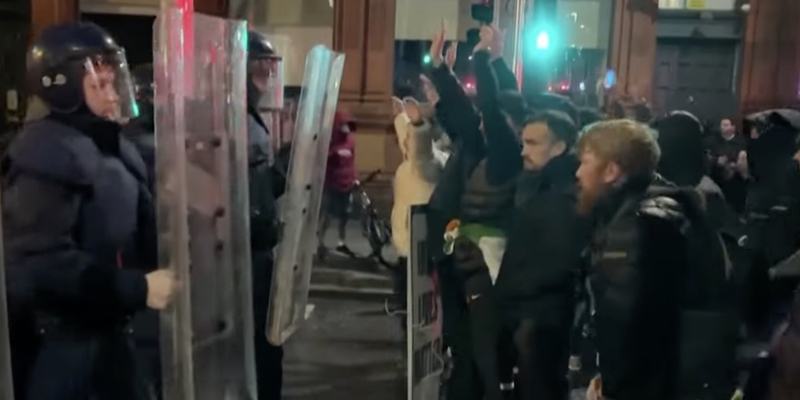 Irish police arrest 34 after protests in Dublin over stabbing of women, children by suspected Algerian immigrant