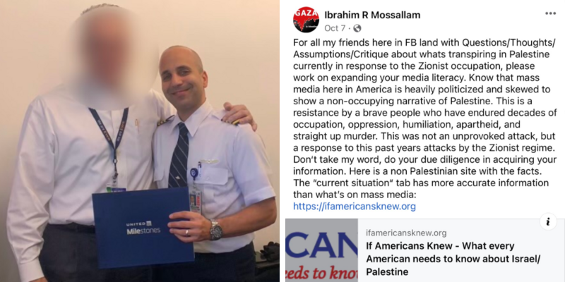 ERIN ELMORE: United Airlines pilot who called Hamas 'brave people' suspended