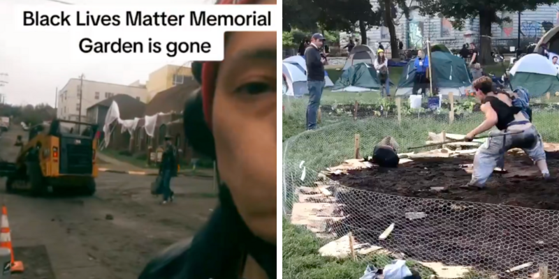 FRONTLINES: Seattle police and officials take back BLM-era garden in former ‘CHAZ’ autonomous zone