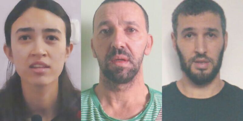Hamas releases video of 3 hostages on 100th day of captivity