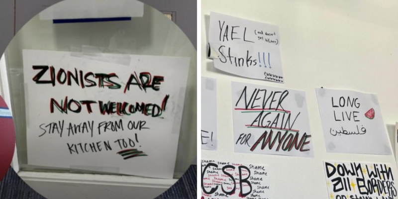 MORGONN MCMICHAEL: UC Santa Barbara’s multicultural center shut down after discovery of over 100 antisemitic signs inside