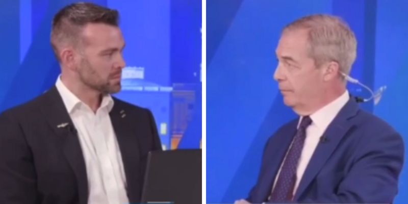 EXCLUSIVE: Nigel Farage tells Jack Posobiec there is a 'general acceptance' in the EU that the world was 'safer when Trump was around'