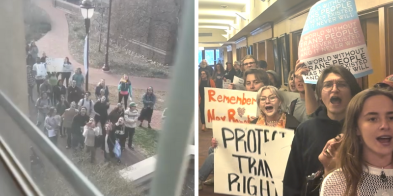 ANTHONY WATSON: Trans activists crash University of Denver TPUSA event