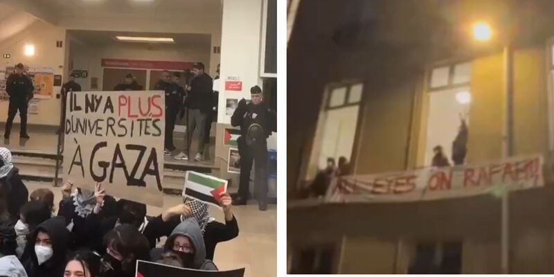 French police remove pro-Palestinian protesters occupying building at Sciences Po