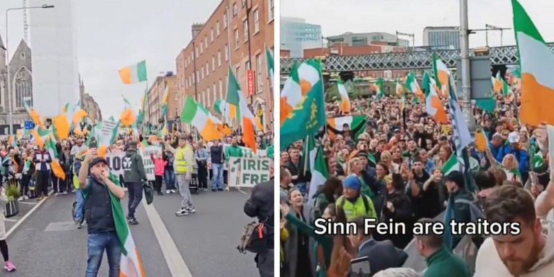 Thousands march in Ireland to protest mass immigration