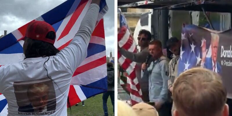 Thousands protest against mass migration in massive London rally, chant ‘Trump’