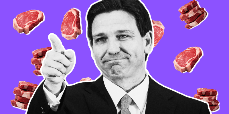 RAW EGG NATIONALIST: Good for 'Meatball Ron' for banning lab-grown meat