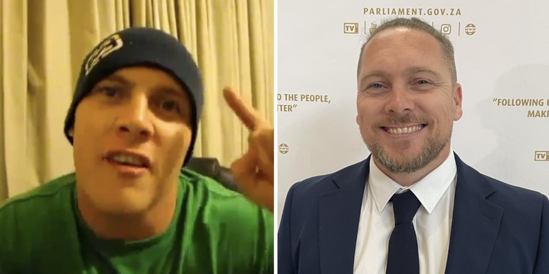 UPDATE: South African MP suspended after clip emerges of him saying 'kill all the k*ffirs'