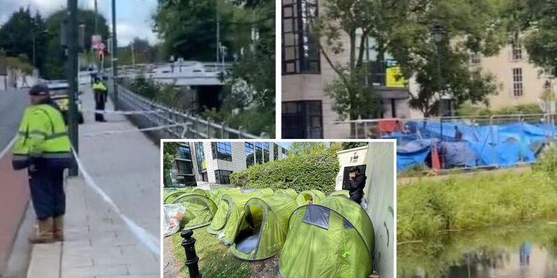 Two bodies found in Dublin's Grand Canal near migrant encampment