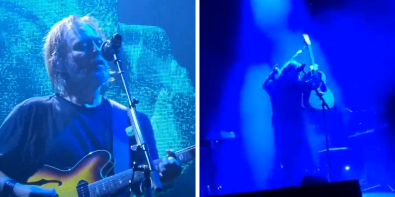 Radiohead's Thom Yorke walks off stage after being heckled by pro-Palestinian protester