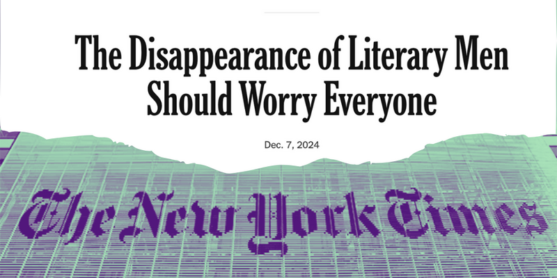 LIBBY EMMONS: NYT wants 'literary men' back—but it led the charge to destroy them