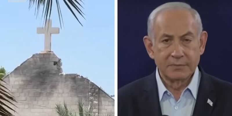 Israel strike on Gaza church kills 3, Netanyahu says it was a mistake