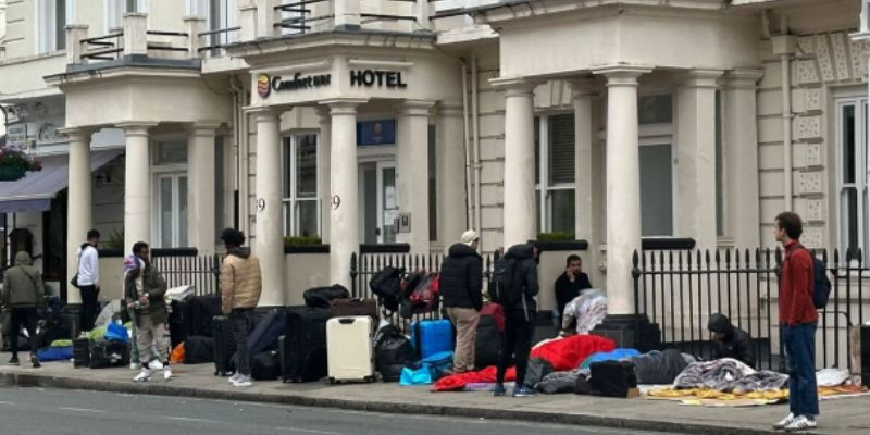 'Asylum seekers' living in London hotels at government expense shoplift luxury goods to pay off human smugglers: whistleblowers