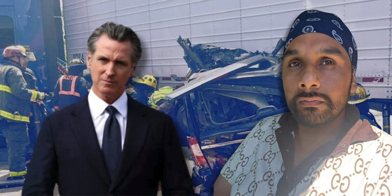 KENNY CODY: Gavin Newsom is to blame for illegal immigrant trucker who killed 3 in Florida while using California commercial license