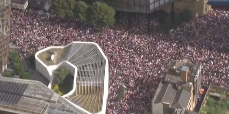 ‘Unite the Kingdom’ rally draws massive crowd in London, honors Charlie Kirk