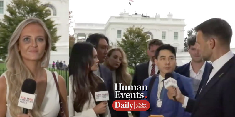 Jack Posobiec hosts journalists attacked by Antifa live from White House ahead of historic roundtable