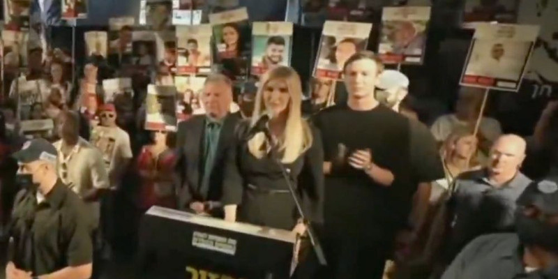 Israelis chant 'thank you Trump' in Tel Aviv after hostage release deal brokered