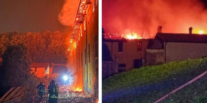 Historic Italian monastery engulfed in flames, investigation underway