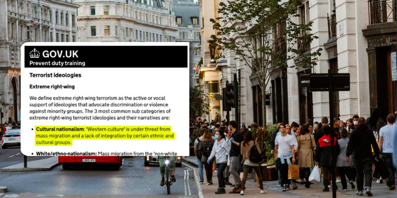 UK gov classifies opponents of mass migration as terrorists