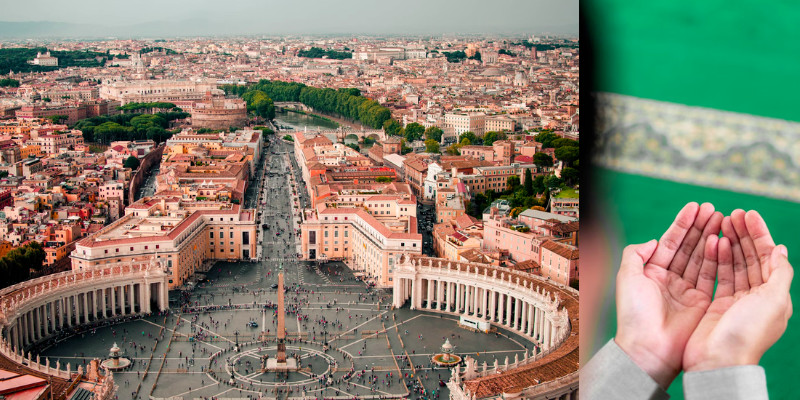 Vatican sets up Islamic prayer room for Muslim scholars—Christians aren't even allowed to go to Mecca