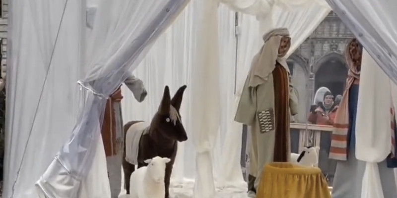 Infant Jesus figure beheaded in Brussels' nativity display