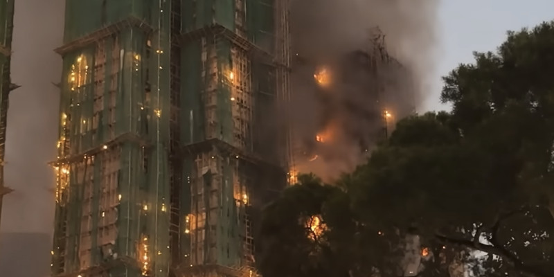 Beijing warns of ‘hostile forces’ using public backlash over Hong Kong fire that killed over 150 to 'recreate chaos' of 2019