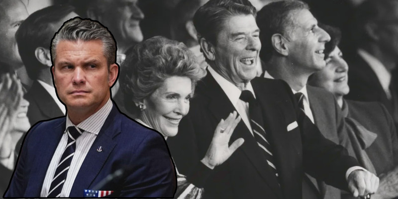 DAVID KRAYDEN: Hegseth revives Reagan's defense policy and neocon war hawks hate it
