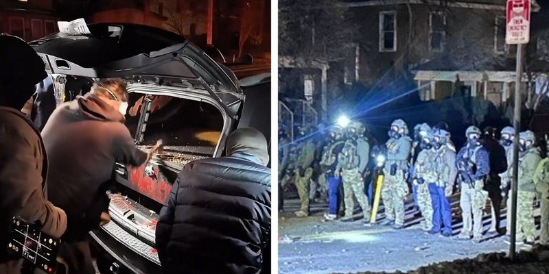 Anti-ICE leftists wreck ICE vehicles, loot rifles, dox federal agents on livestream in Minneapolis