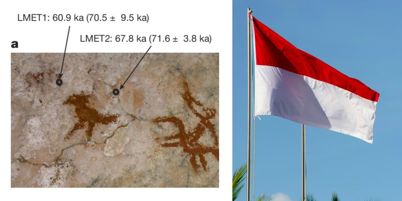 World's oldest cave art discovered in Indonesia dated at over 67,800 years old, rewriting timeline of human creativity 
