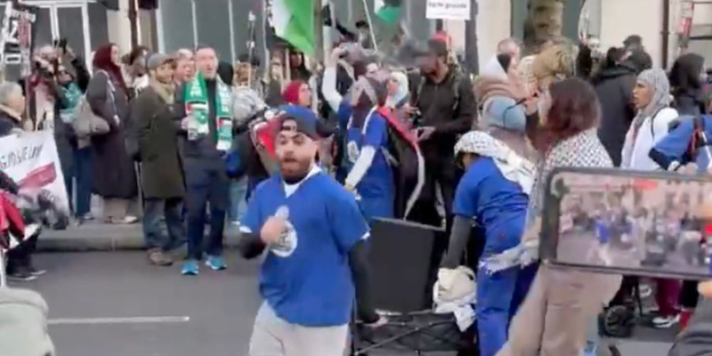 NHS workers chant 'kick the Zionists out' at London pro-IRGC march