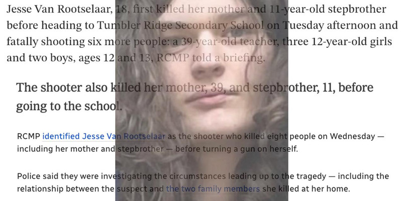 LIBBY EMMONS: No, the Tumbler Ridge trans school shooter wasn't 'female'