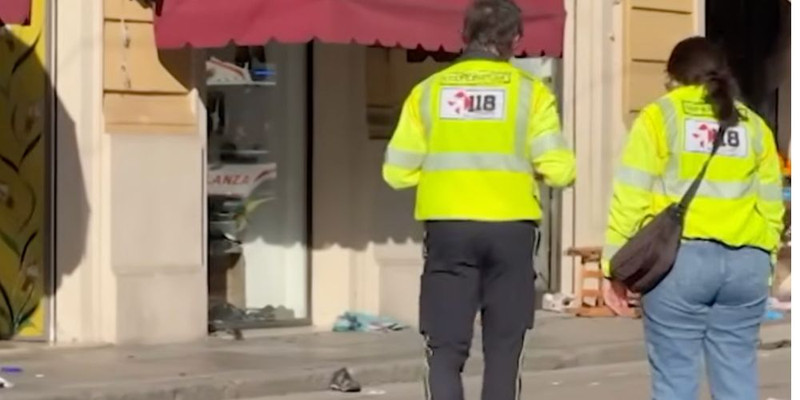 BREAKING: Eight injured after man from Africa plows car into crowd in Italy, stabs at least one person