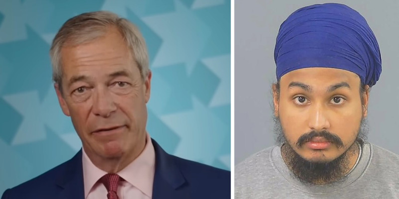 Reform UK's Nigel Farage demands Starmer gov review 'unacceptable' sentence of Sikh killer Vickrum Digwa in Henry Nowak case