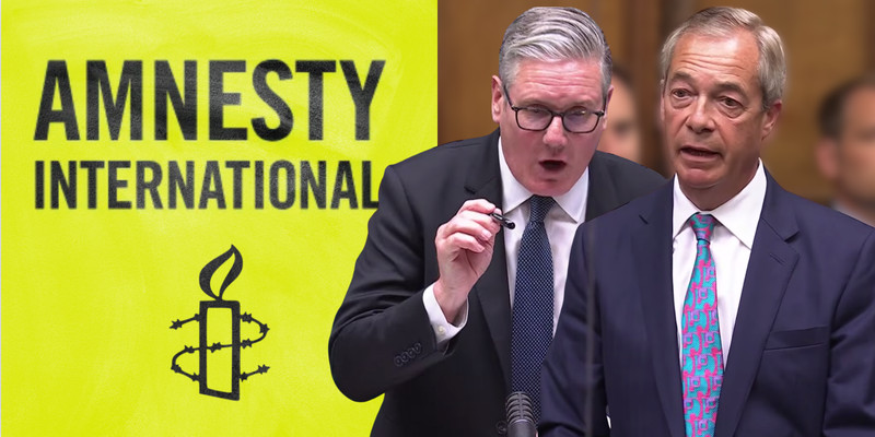Amnesty International condemns 'irresponsible narrative of two-tier policing'following Henry Nowak's murder—praised 'uprising'after George Floyd's death