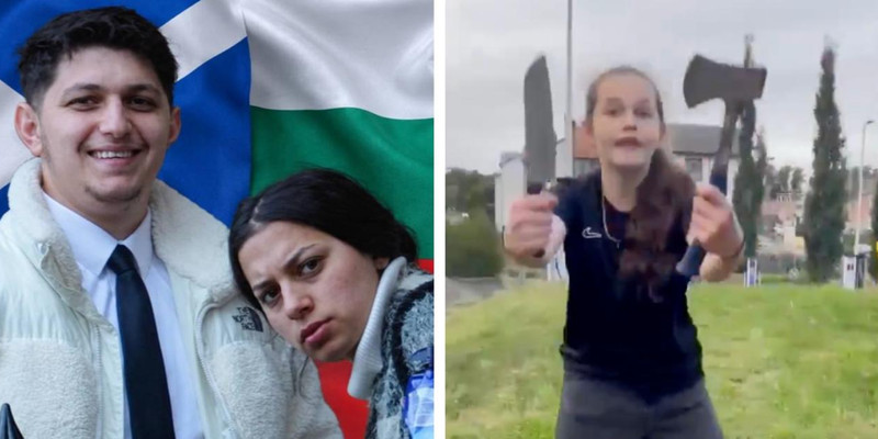 Bulgarian siblings to be sentenced after conviction for assaulting Scottish girl who went viral for wielding axe, knife to defend her sisters