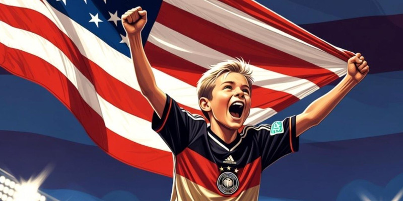 NICOLE RUSSELL: A German soccer fan shows us what loving America is all about