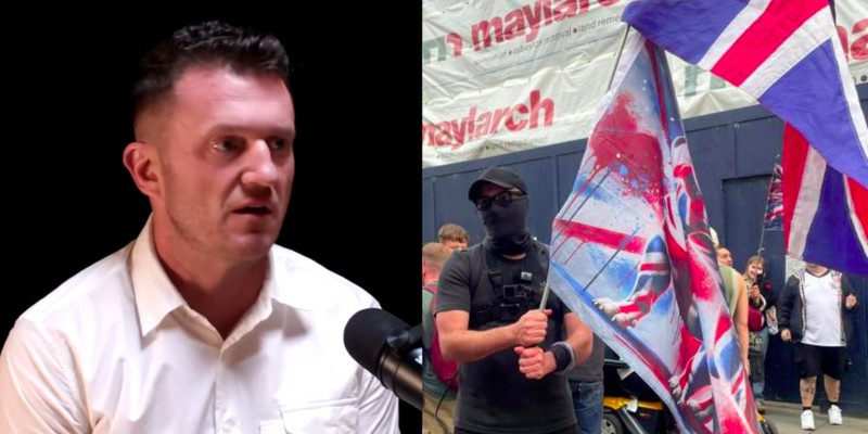 One arrested as far-left protesters clash with supporters at Tommy Robinson debate at Oxford Union