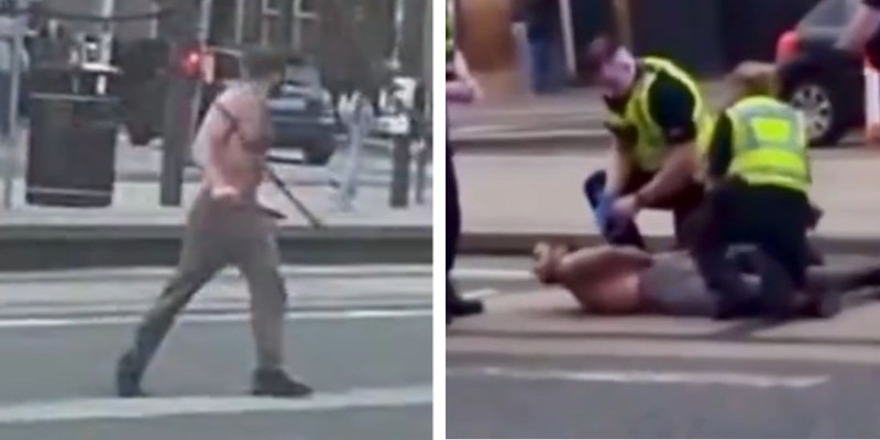 5 injured by shirtless machete-wielding maniac allegedly targeting Muslims in Scotland