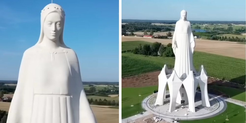 Poland unveils Europe’s tallest Virgin Mary statue