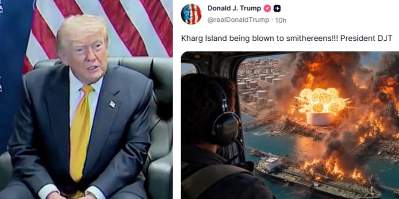 Trump threatens to blow Kharg Island 'to smithereens' after Iran hits US airbases in Jordan